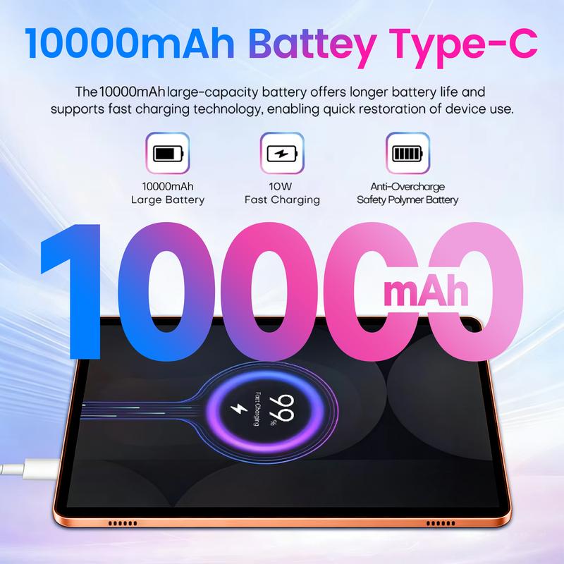 【Regalos Navideños】X9 Ultra 11\" Tablet Android 15 con 256GB Almacenamiento, 12GB RAM, Batería 10000mAh y WiFi 5G