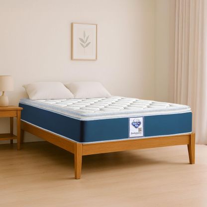 Spring Air Pack Colchón COTA Matrimonial Más 2 Almohadas y Cubre Colchon, Juego De Sabanas | Tecnología Performance | Confort y Soporte Ortopédico | Colchon Confort Medio