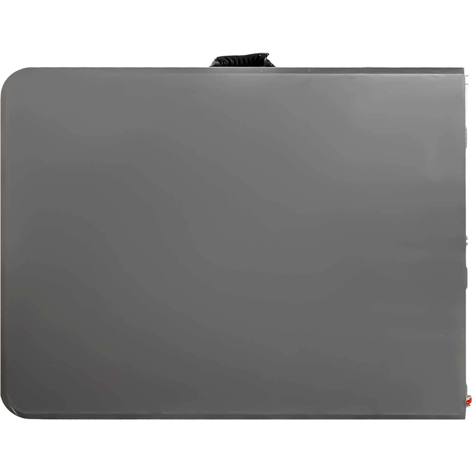 Mesa plegable 1,80m combinada jardín exterior camping gris