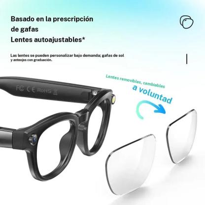 AI Smart Glasses Q8 with Live Translation & AI Assistant | Capture 4K-Quality Video & Photos, Hands-Free Calls, Stereo Music, Auto-Tinting Lenses, Bluetooth 5.3 for Sports & Travel