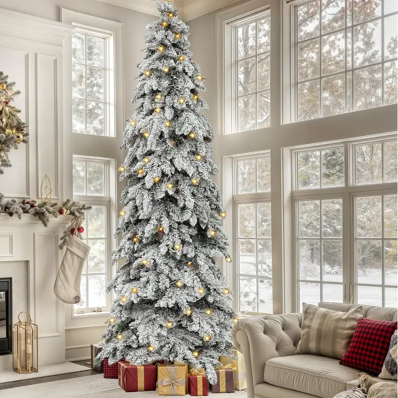 Árbol de Navidad YITAHOME Preiluminado con 11 Modos de Luz y Regalos Especiales