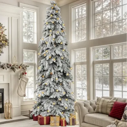 Árbol de Navidad YITAHOME Preiluminado con 11 Modos de Luz y Regalos Especiales