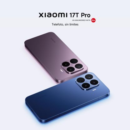 Xiaomi 17T Pro 5G 12GB RAM 512GB Azul Oscuro con Tablet REDMI Pad 2 9.7 de Regalo
