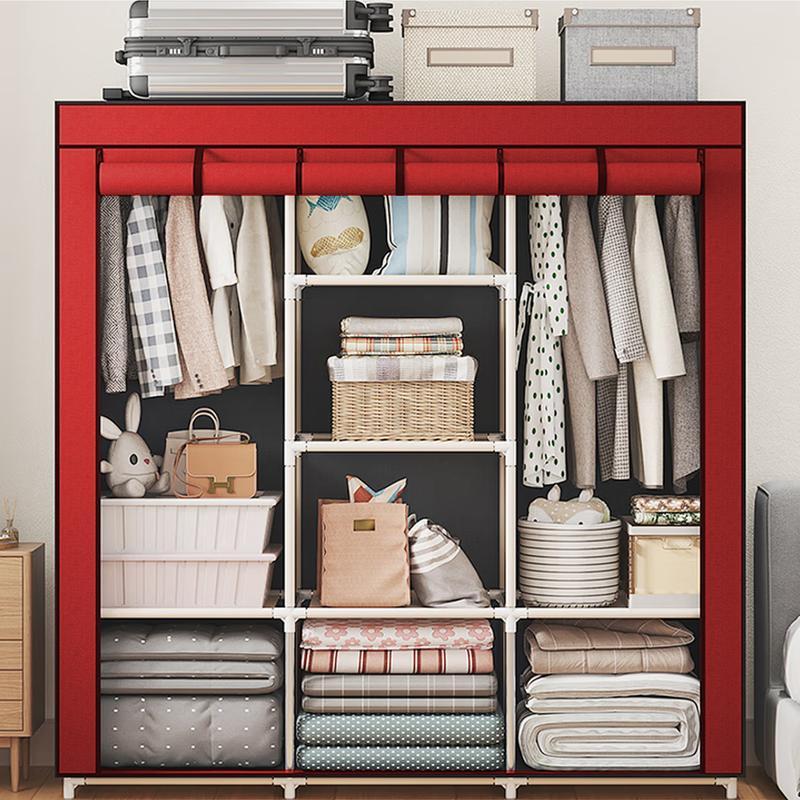 LERFM Closet Armable Ropero Rack Guardaropa Recamara Organización, Bonito, Práctico Y Resistente. Armario Plegable Organizador de Ropa,navidadRebajas de fin de año,Dazy ,Sheglam