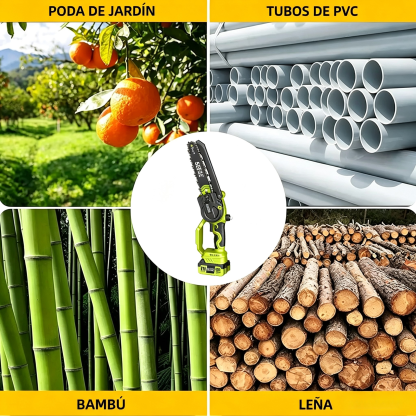 🌳 Motosierra Eléctrica 2 en 1 | ⚡ Motor Sin Escobillas de 21V | 🔋 2 Baterías Incluidas | 🪚 Sierra de Poda de 8" | 📏 Mango Telescópico hasta 15 Pies | 🔄 Cabezal Ajustable 180° | 💪 Correa de Hombro Incluida**