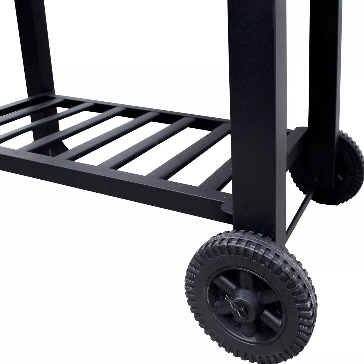 Asador Ahumador Carbon Para Carne Parrilla Resistente Acero Color Negro