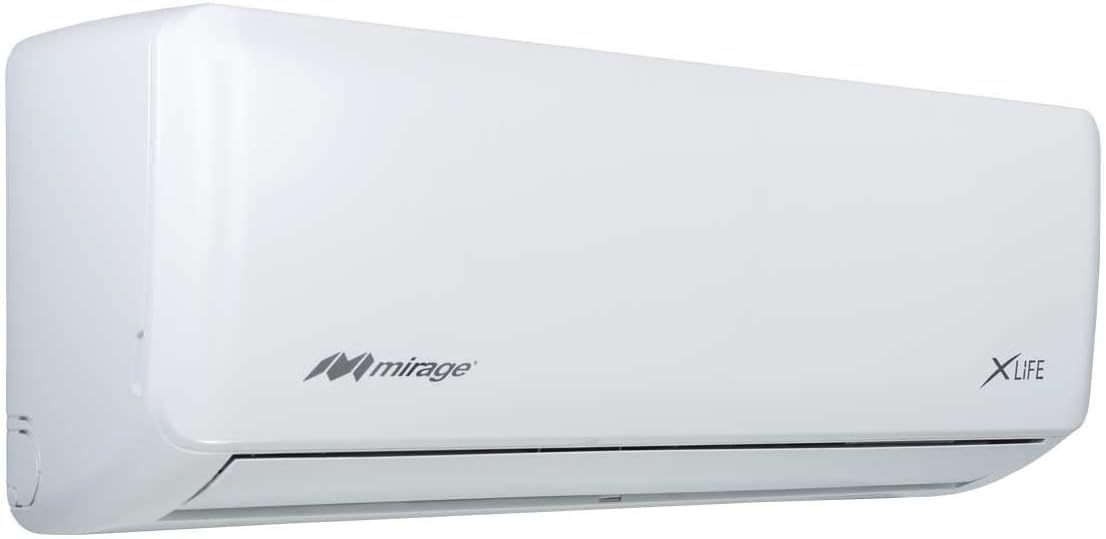 Mirage SETCLC120H Aire Acondicionado Mini Split Xlife On/Off con Calefacción 1Ton 115V, Blanco