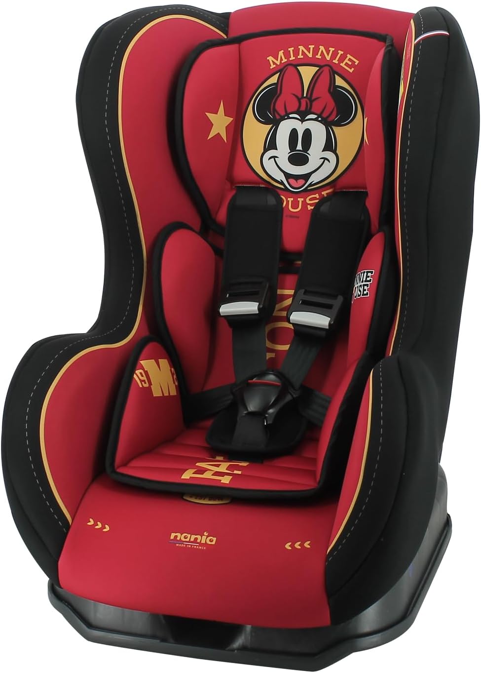 Disney - COSMO Autoasiento Grupo 0/1/2 (0-25Kg) - Made in France - Respaldo de carretera 0-10Kg - Inclinable -