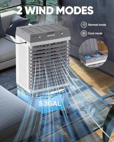 ❄️ Enfriador Evaporativo Industrial Portátil 60 L | Climatizador de Aire 450W | Alto Flujo de Aire | Ideal para Taller, Almacén, Garaje y Espacios Grandes 💨