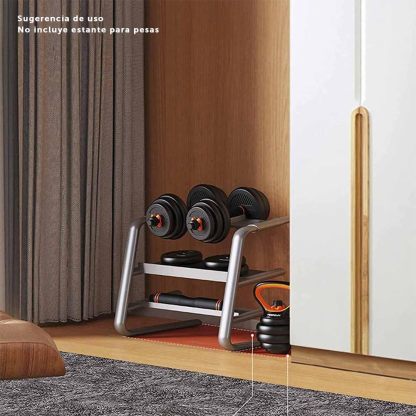 Kit de Mancuernas Brandtrendy 6 en 1 Ajustable – Pesas Rusas, Barra y Discos para Entrenamiento en Casa y Gimnasio – Diseño Compacto y Seguro, Ideal para Rutinas Completa de Fuerza y Resistencia