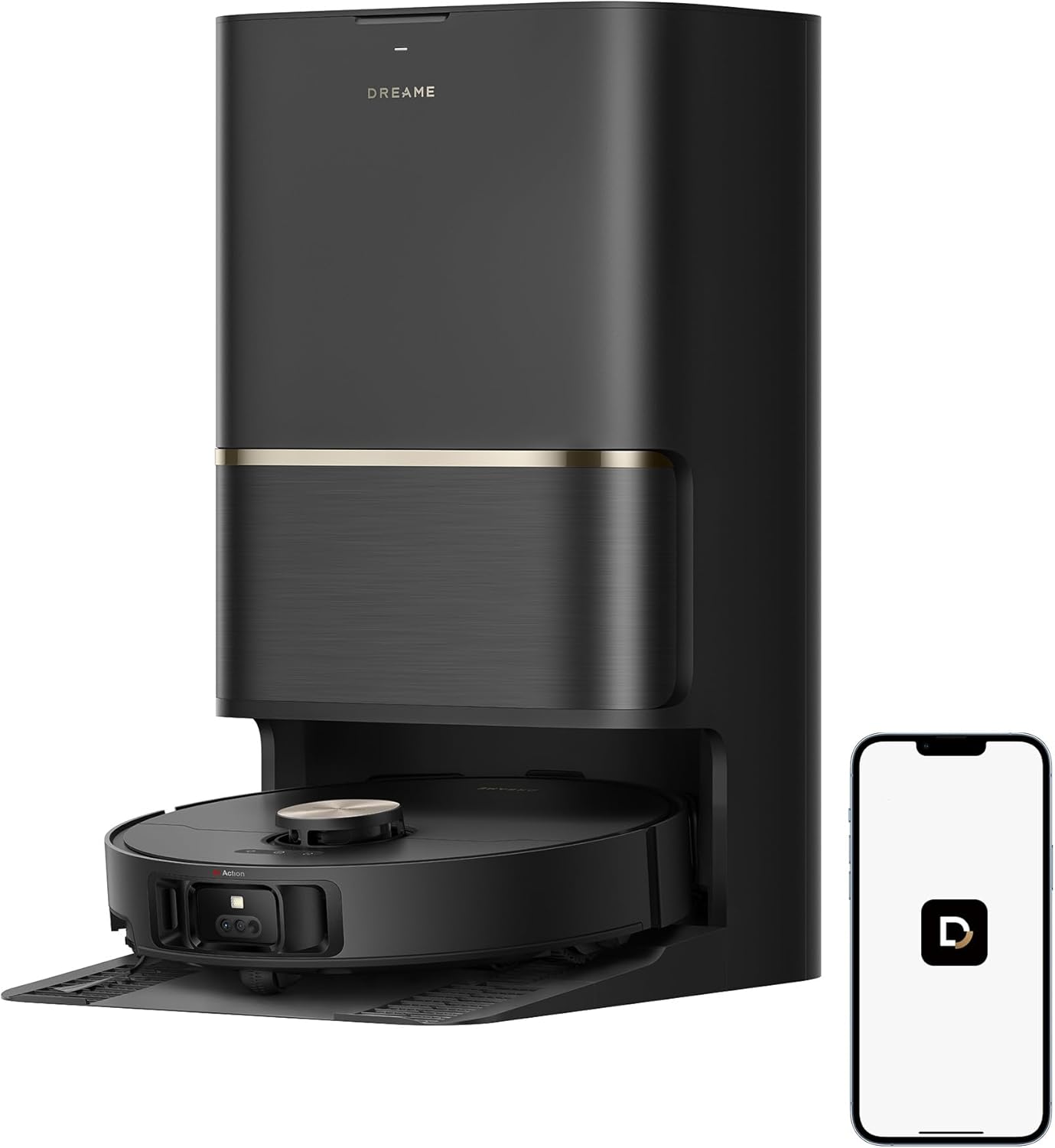 DREAME L10s Ultra Gen 2 Robot Aspirador con trapeador, tecnología MopExtend™ RoboSwing, 10,000 Pa succión Vormax™, Sistema DuoScrub, Modo Mascotas, Base automática y Limpieza versátil de alfombras