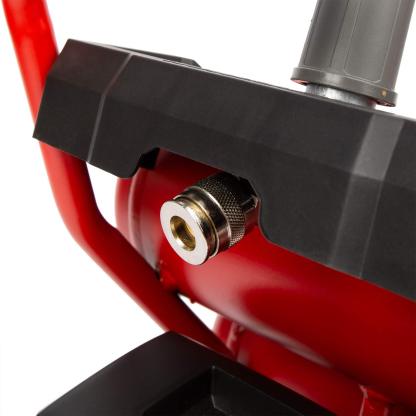 CRAFTSMAN Compresor de aire, compresor de aire portátil de 2 galones, tanque doble, 1/3 HP sin aceite, presión máxima de 125 PSI, modelo: CMXECXA0220242, rojo