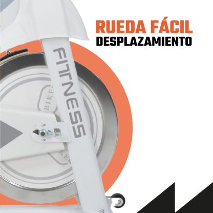 CENTURFIT Bicicleta Fija Spinning 11 Kg Pantalla LCD Soporta 150 Kg Ajuste de 5 Niveles en Asiento y Manubrio Pedales con Correas Bici Estatica Ideal para Rutina de Cardio en el Hogar Gym Gimnasio