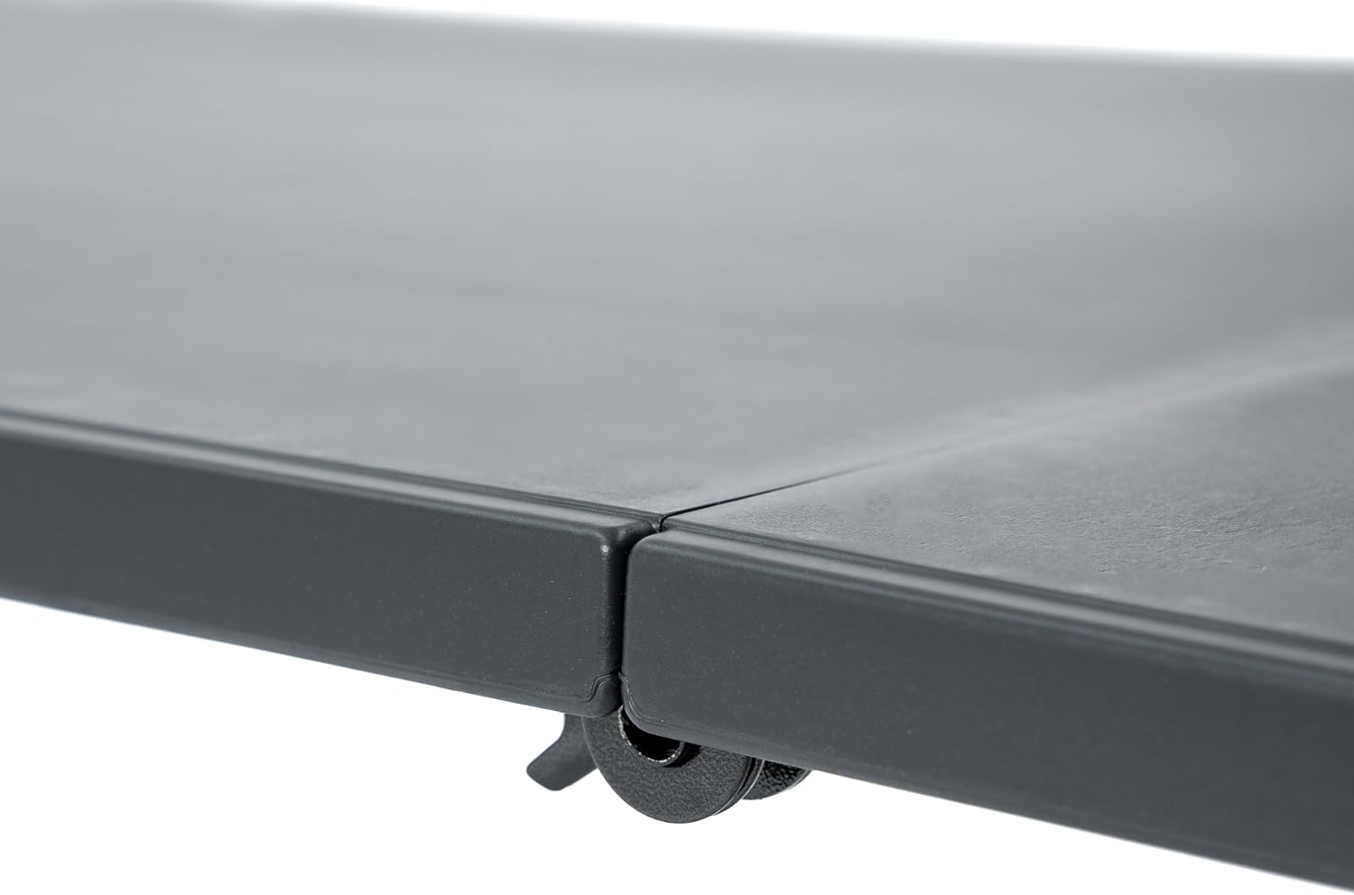 Paquete de 2 Mesas Plegables Negras 180 cm | Mesas de Plástico Resistente Uso Rudo | Ideales para Eventos, Jardín, Negocio y Hogar | Fácil Almacenamiento
