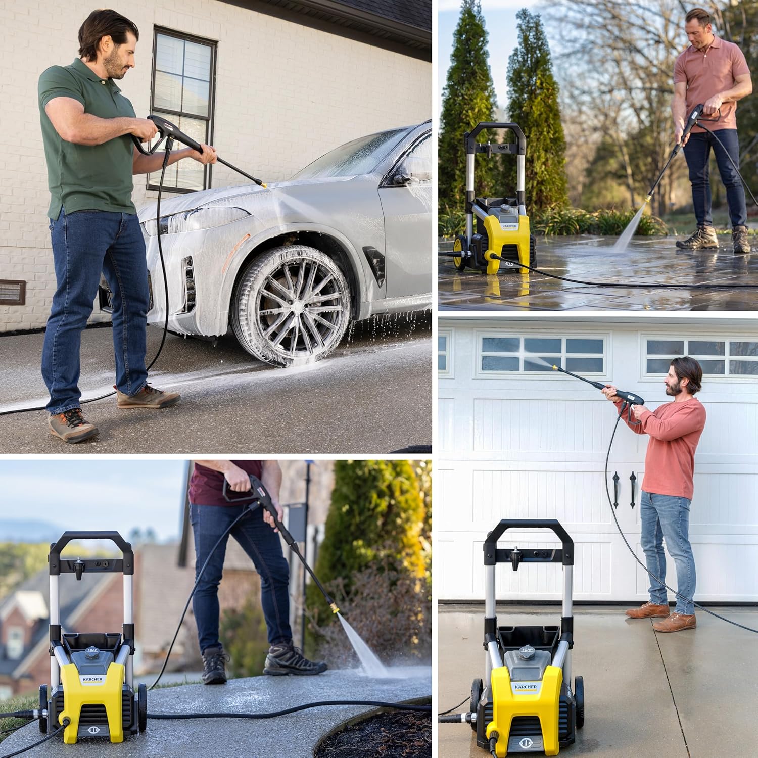 Karcher - Máquina limpiadora eléctrica a presión, K1700, Amarillo