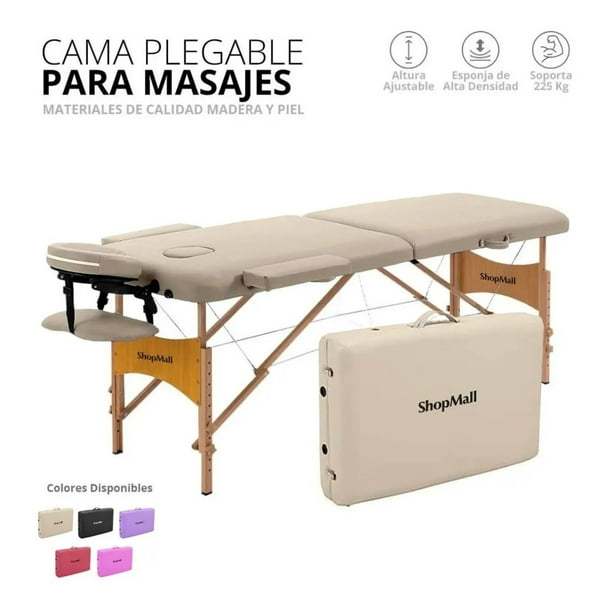 Cama plegable para Masajes Beige ShopMall SM-CAMA-011-BG