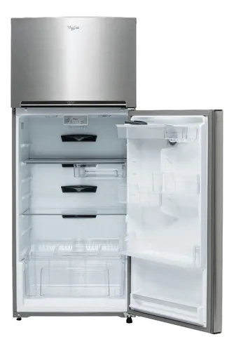 Refrigerador Top Mount Whirlpool 18p³ Xpert Energy Wt1865a Color Plateado