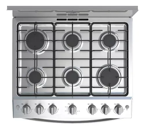 Estufa WhirlpoolWFR3200D con puerta con visor color gris 127V
