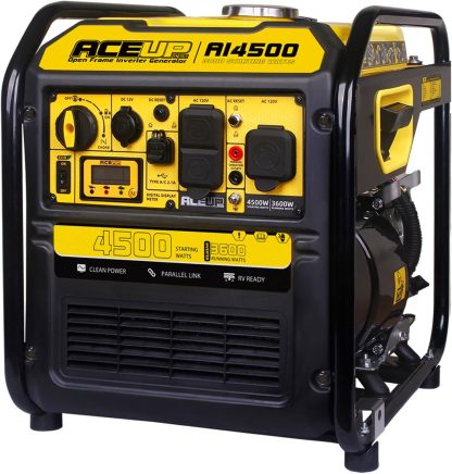 Aceup Energy - Generador de gas de 1.200 W, pequeño generador portátil para uso doméstico, camping, ultraligero, compatible con EPA y CARB