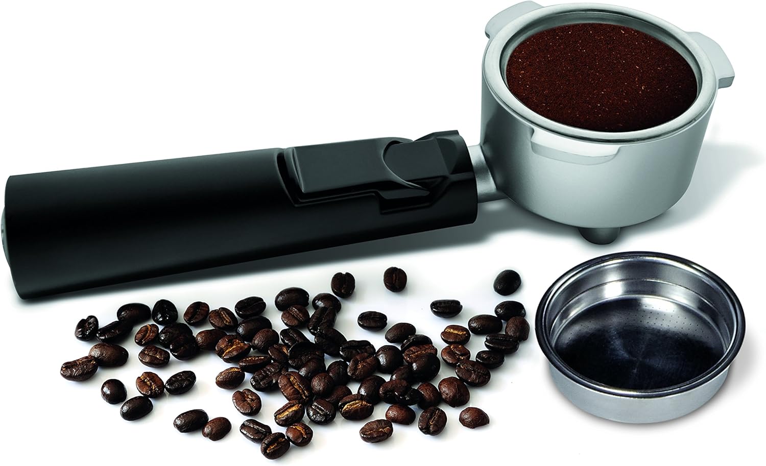 Mr. Coffee Cafe Barista Cafetera eléctrica para espresso con espumador de leche automático, BVMC-Ecm.P1000, Sin muestra gratis, Acero inoxidable, 1
