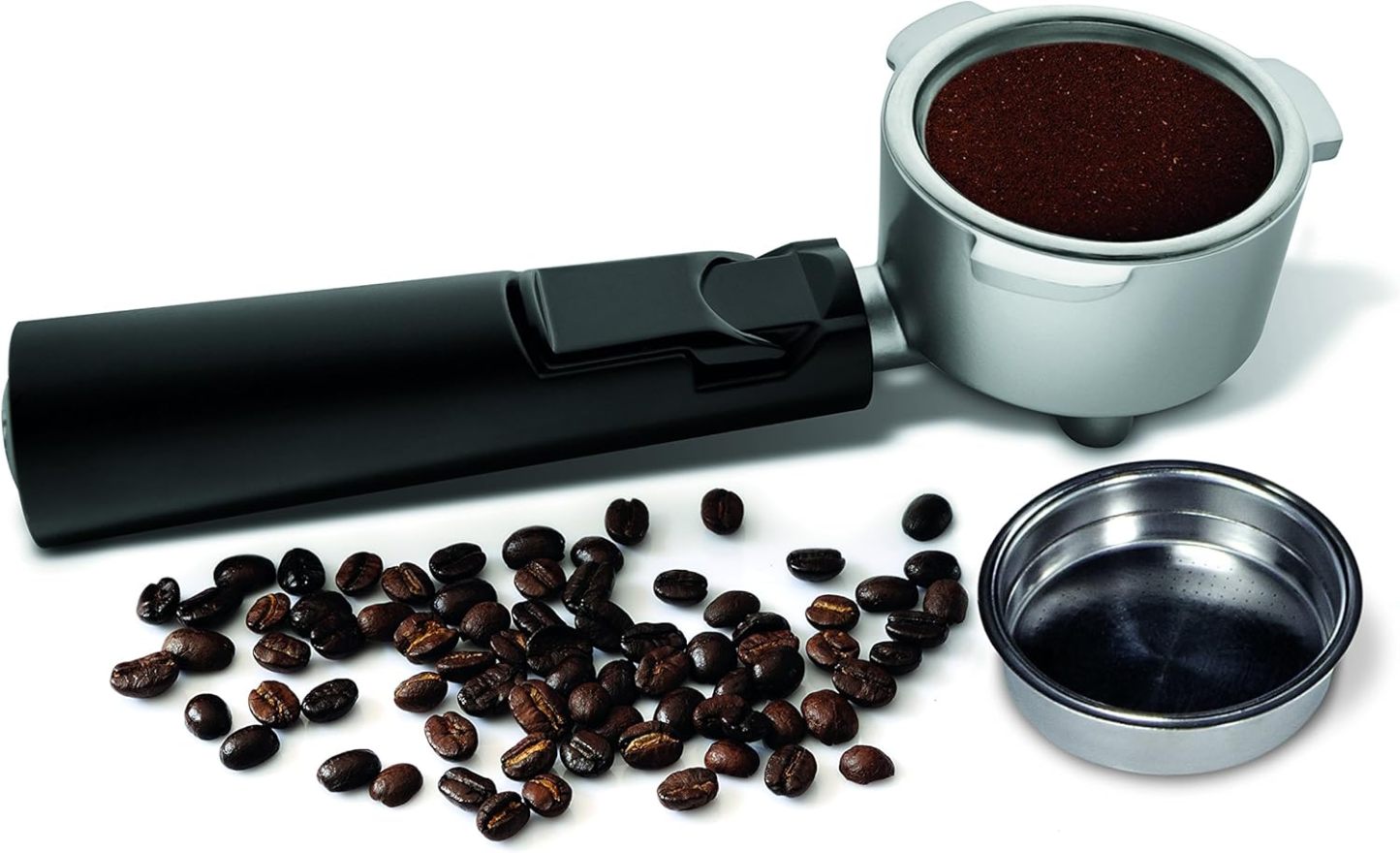 Mr. Coffee Cafe Barista Cafetera eléctrica para espresso con espumador de leche automático, BVMC-Ecm.P1000, Sin muestra gratis, Acero inoxidable, 1