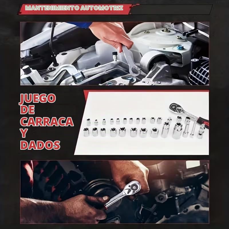 Arcwares Juego de herramientas de aluminio de 799 piezas, color plateado, juego de herramientas de mano para el hogar, con cinturón de herramientas, regalo en el día del padre (negro)