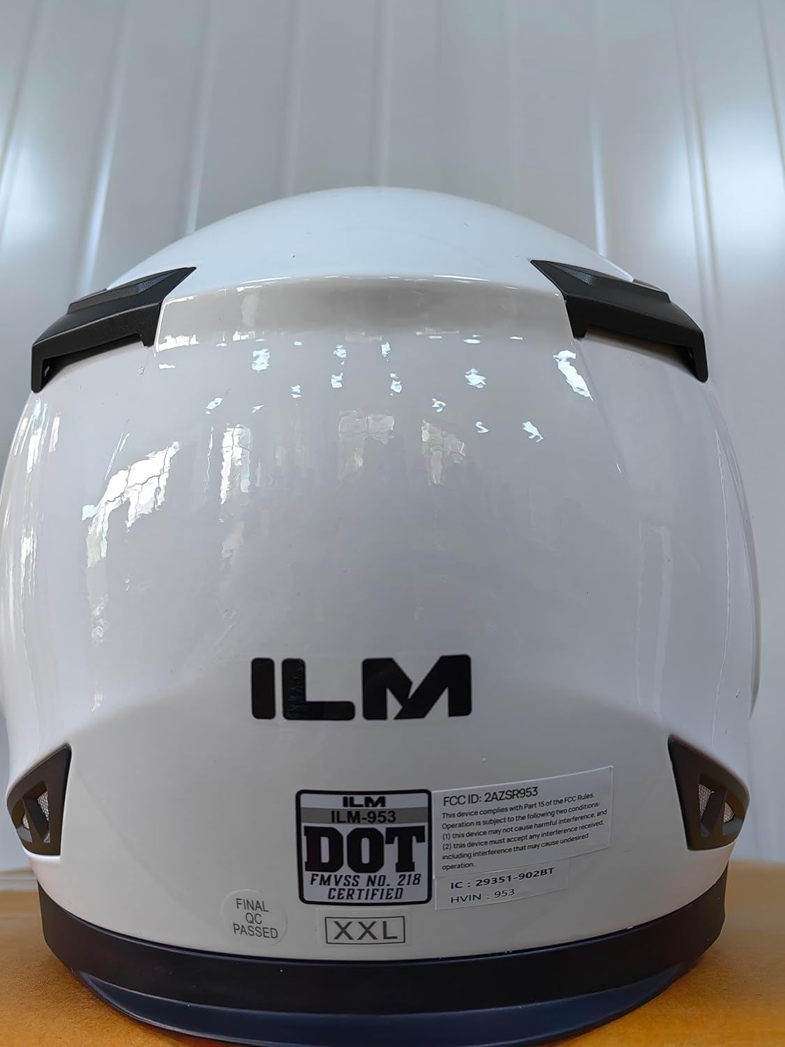 ILM - Casco de Motocicleta Modular Integrado con Bluetooth, con protección Solar para Mp3, Modelo 953/953 Pro