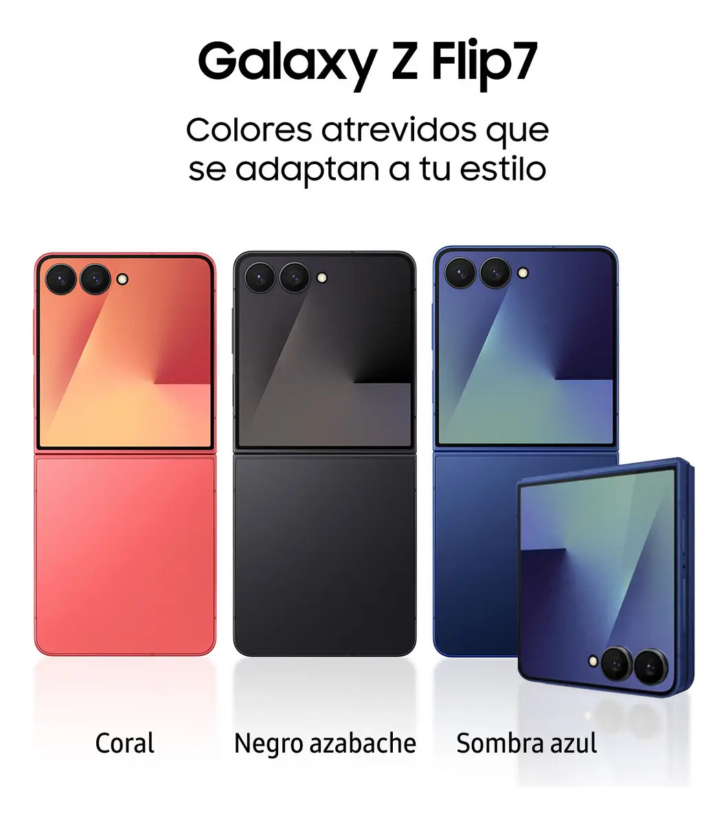[Oferta especial de verano]📱 Celular Plegable Flip 5G Desbloqueado, 12GB RAM + 512GB Almacenamiento, Color Azul Acero, Pantalla Plegable, Alto Rendimiento para Uso Diario