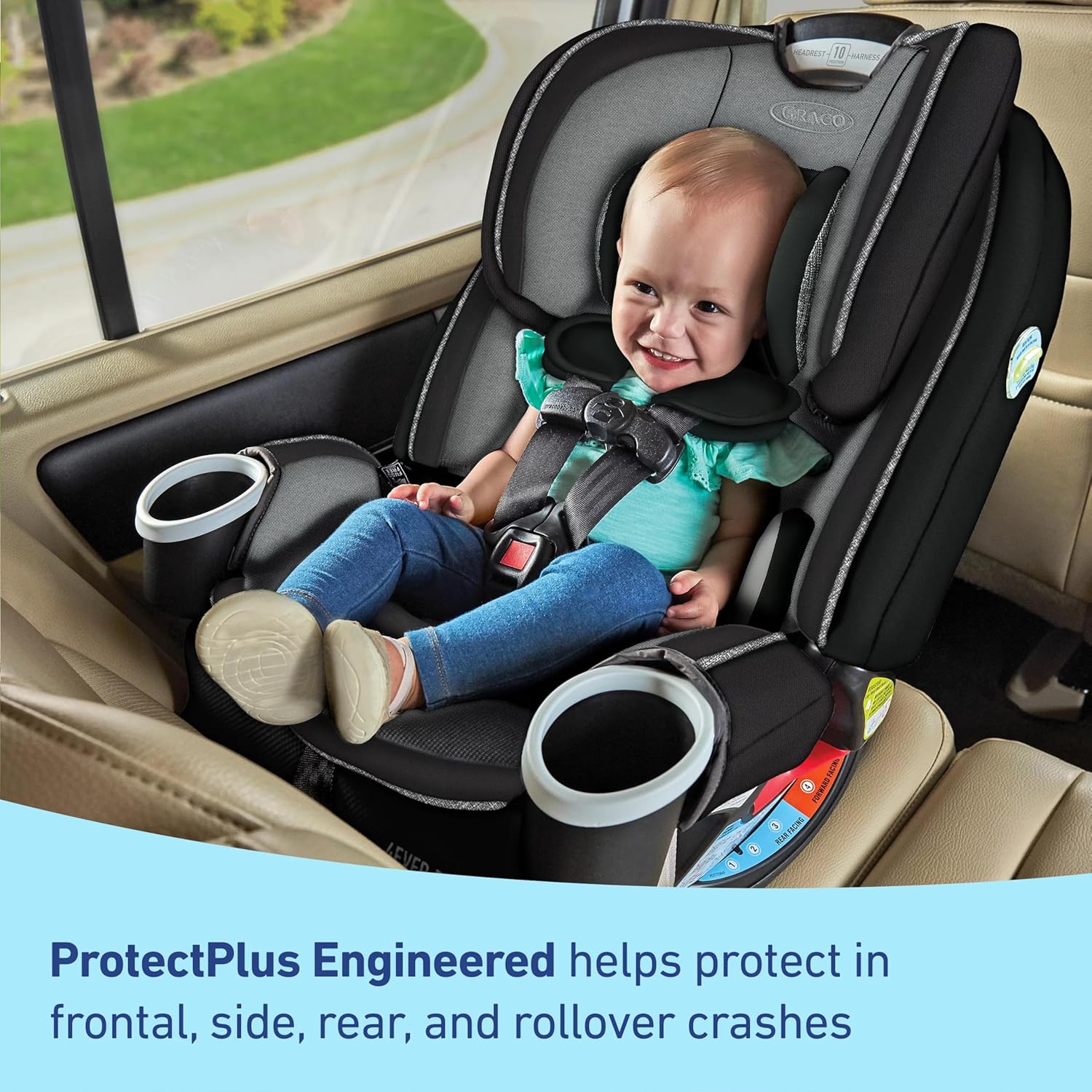 Graco 4-en-1 -, 4Ever DLX Asiento De Coche Bebés Niñas, Joslyn, Joslyn