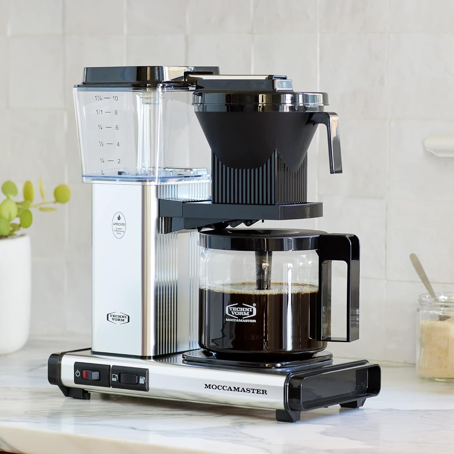 Moccamaster 53948 KBGV Select - Cafetera de 10 tazas, negro mate, 40 onzas, 1.25 l