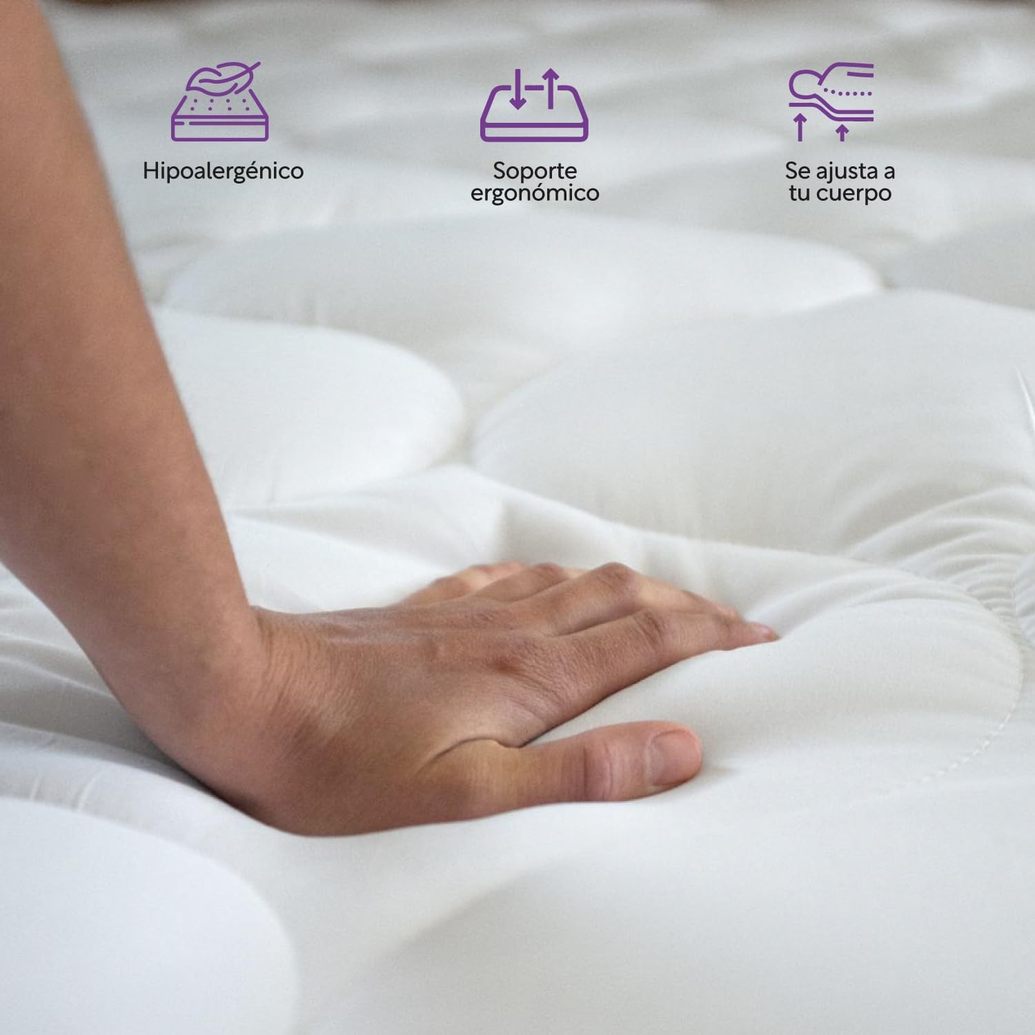 COLORDREAMS | Colchón en Caja Matrimonial Essential Memory Foam – 135x190x18 cm – 5 Capas De Espuma de Alta Densidad y Tela – Firmeza Media – Hipoalergénico