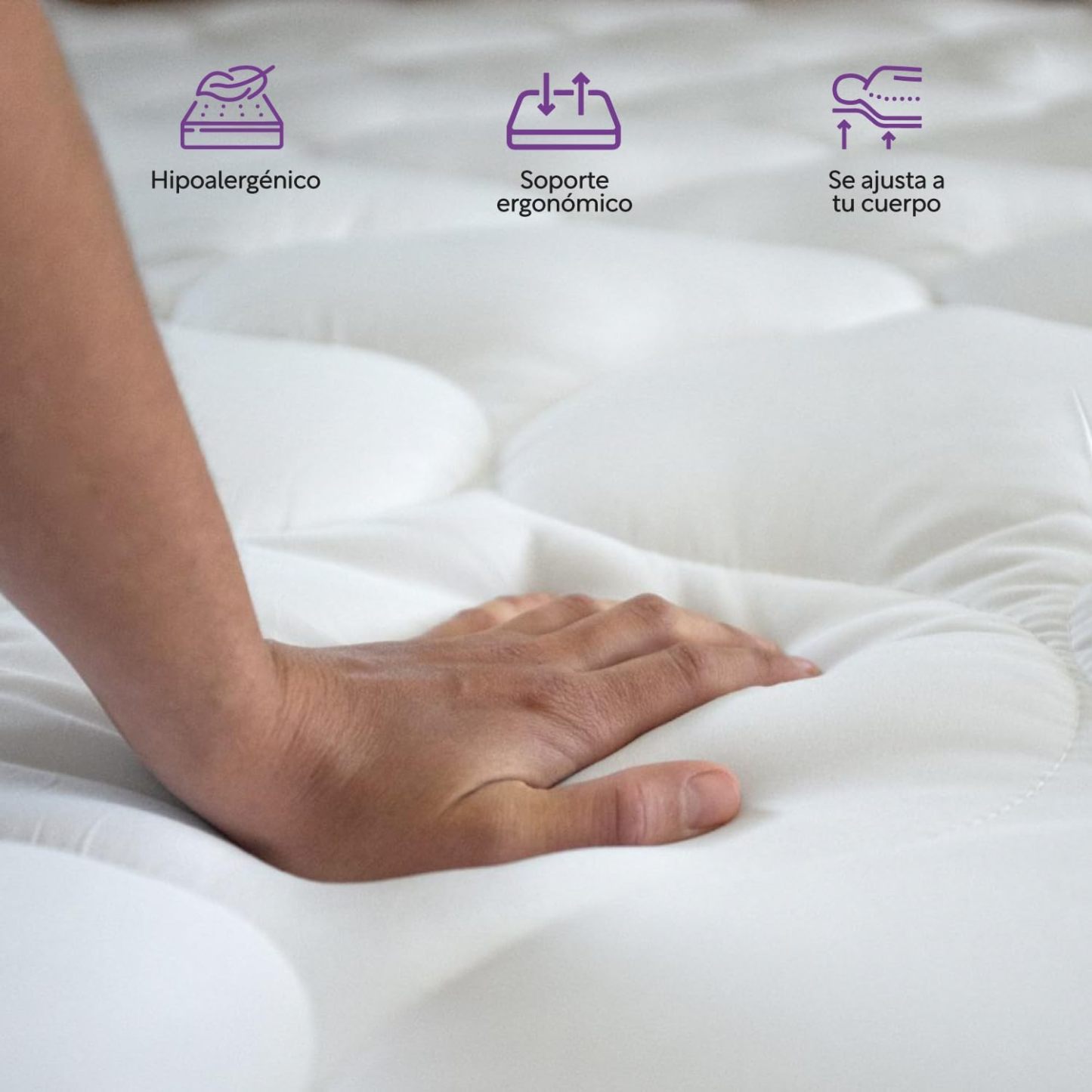 COLORDREAMS | Colchón en Caja Matrimonial Essential Memory Foam – 135x190x18 cm – 5 Capas De Espuma de Alta Densidad y Tela – Firmeza Media – Hipoalergénico