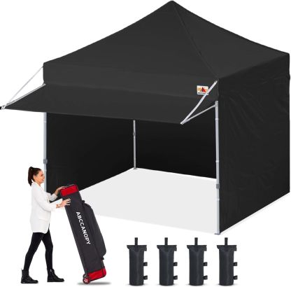 ABCCANOPY Kingkong-Series - Juego de Dosel instantáneo Comercial de 10 x 10 pies (Incluye Bolsa de Transporte de 30 Colores), Azul (Sky Blue)
