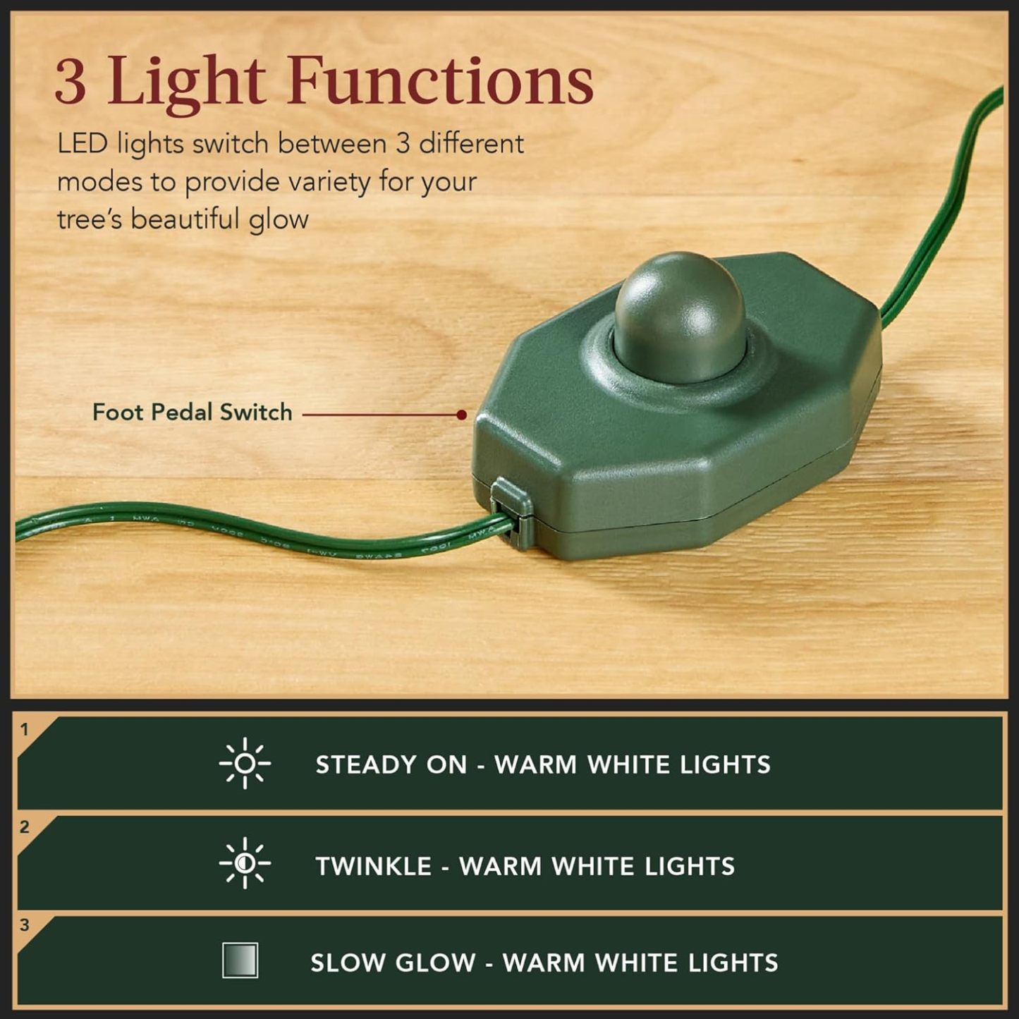 Best Choice Products - Árbol de Navidad Artificial de Abeto preiluminado de 7 pies para el hogar, Oficina, decoración de Fiesta con 550 Luces incandescentes, 1346 Puntas de Rama, fácil Montaje