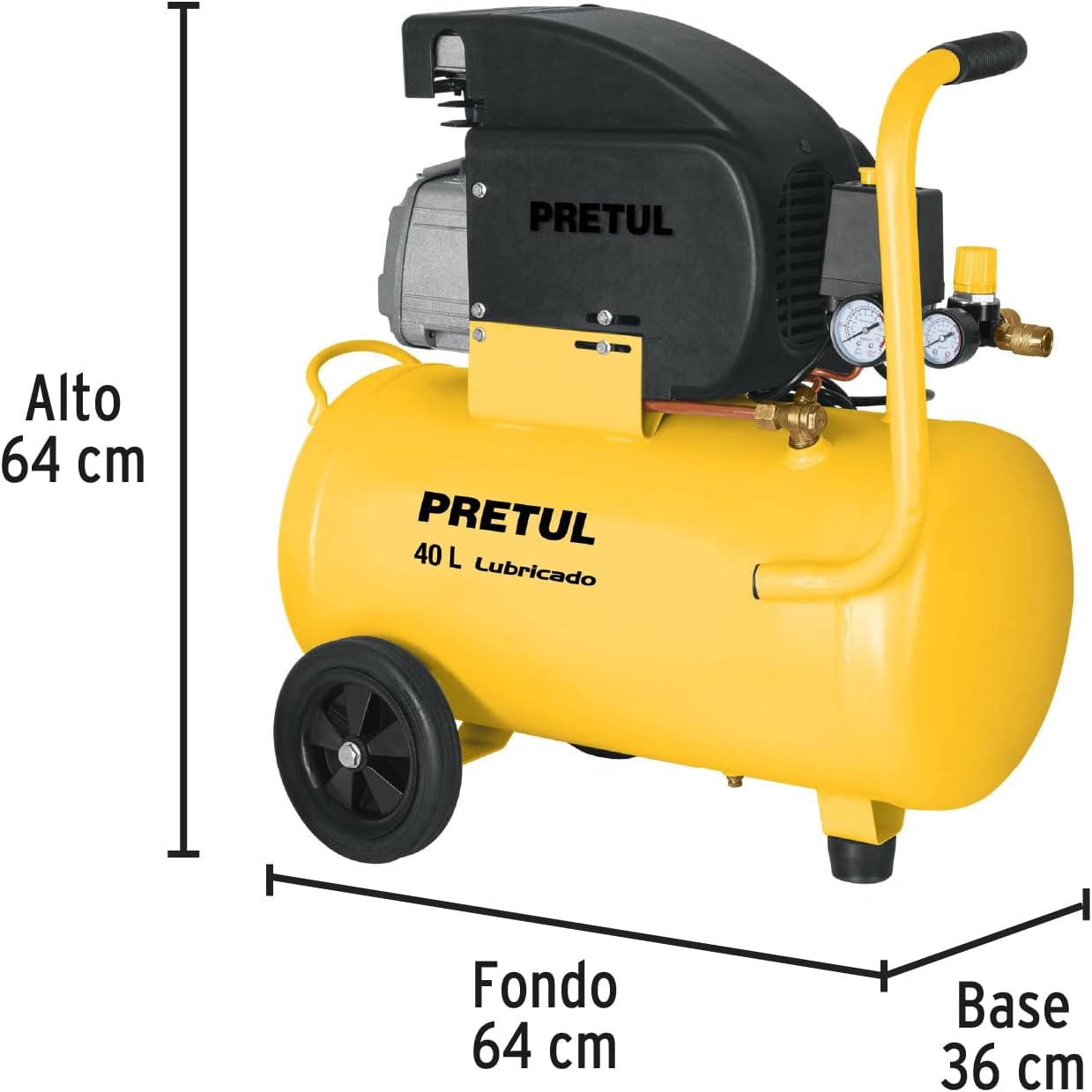Pretul COMP-20LP, Compresor horizontal, 20 L, 2-1/2 HP (potencia máxima), 127 V