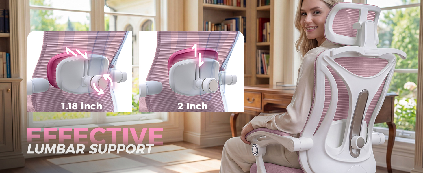 office chair with footrest