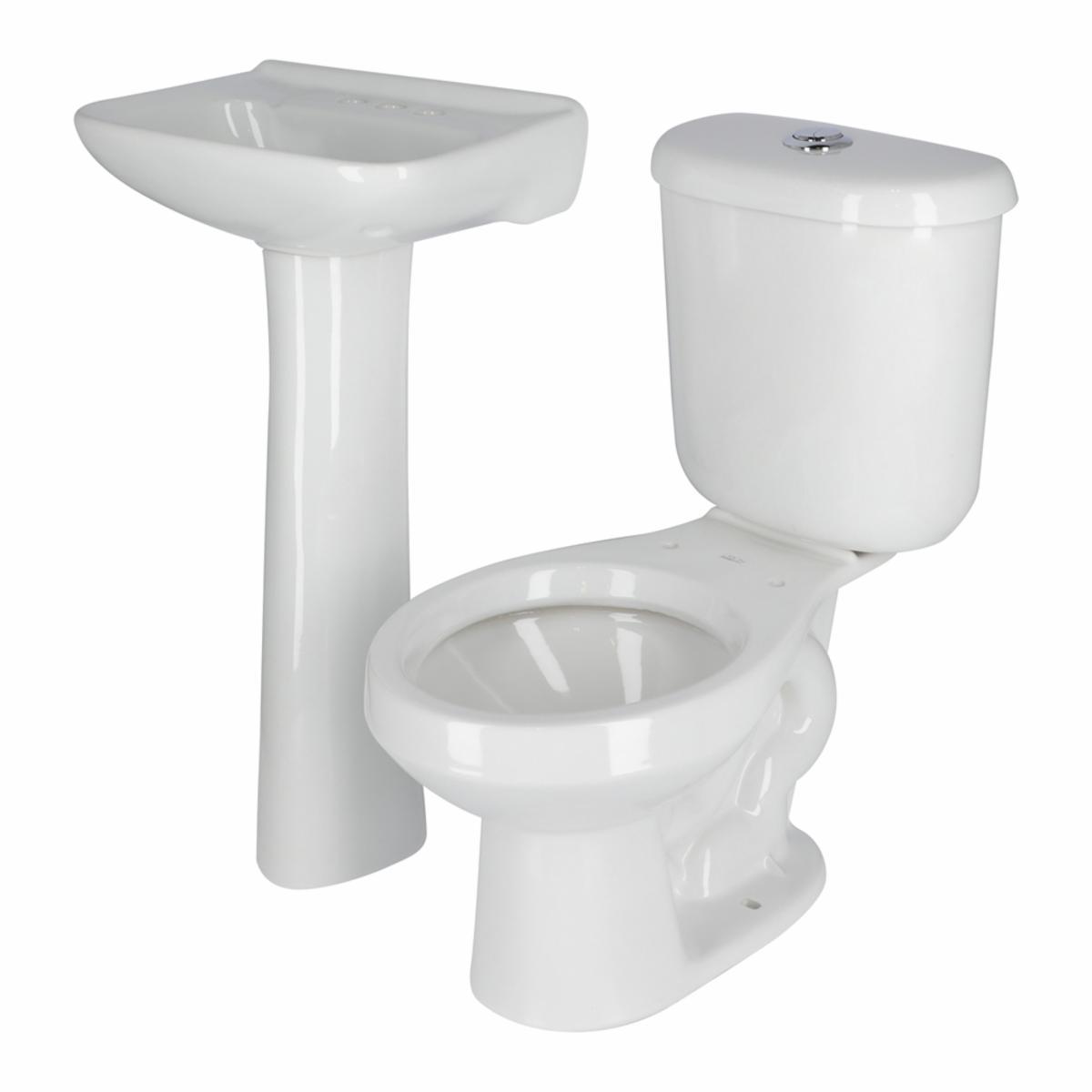 Juego de baño con lavabo doble FUTURA II de 2 piezas