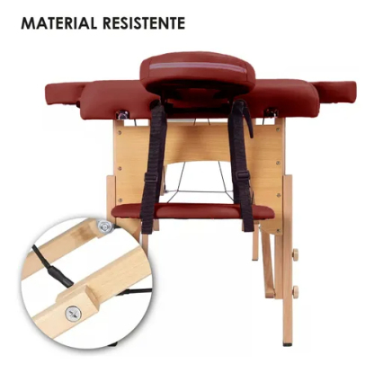 Cama De Masaje Portátil Plegable Reclinable Profesional Spa