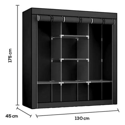 LERFM Closet Armable Ropero Rack Guardaropa Recamara Organización, Bonito, Práctico Y Resistente. Armario Plegable Organizador de Ropa,navidadRebajas de fin de año,Dazy ,Sheglam