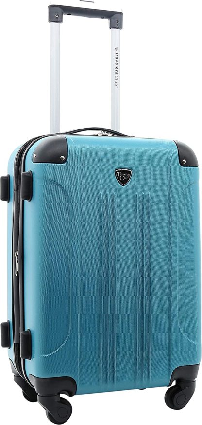 Equipaje giratorio extensible duro de Travelers Club Chicago-----Máscara para ojos