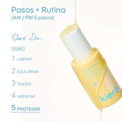 kieró Kit de Skincare Completo – Rutina Facial Coreana AM y PM
