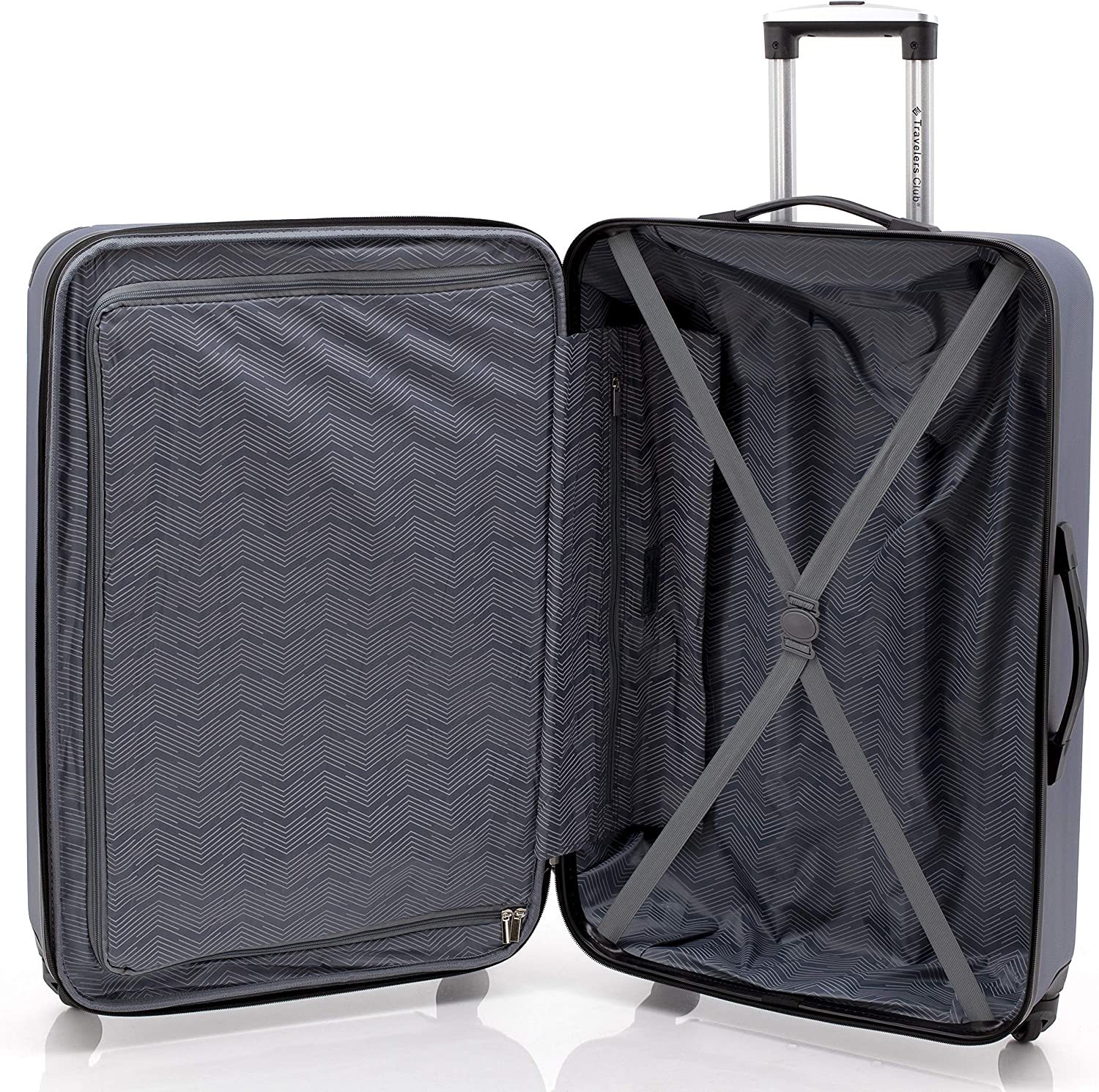 Equipaje giratorio extensible duro de Travelers Club Chicago-----Máscara para ojos