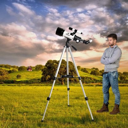 Explora el Cielo en 2026 con el Gskyer AZ70400 — Luna, Superlunas y Lluvias de Meteoros