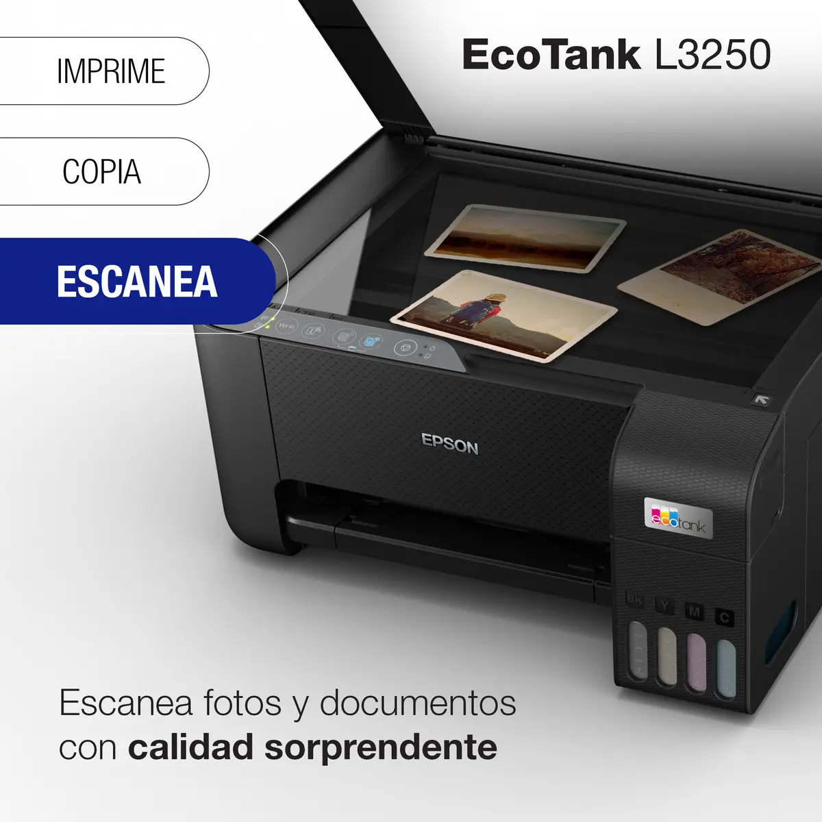 Impresora Multifuncional Epson Ecotank L3250 Mod C11CJ67301 Wi-fi