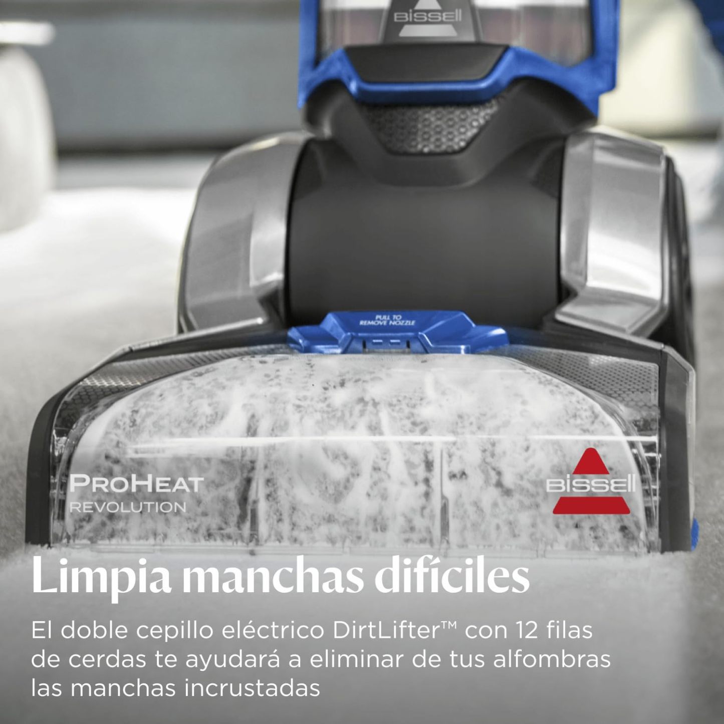 BISSELL Limpiadora de Alfombras de Limpieza Profunda con Tecnología TurboStrength y Secado Rápido