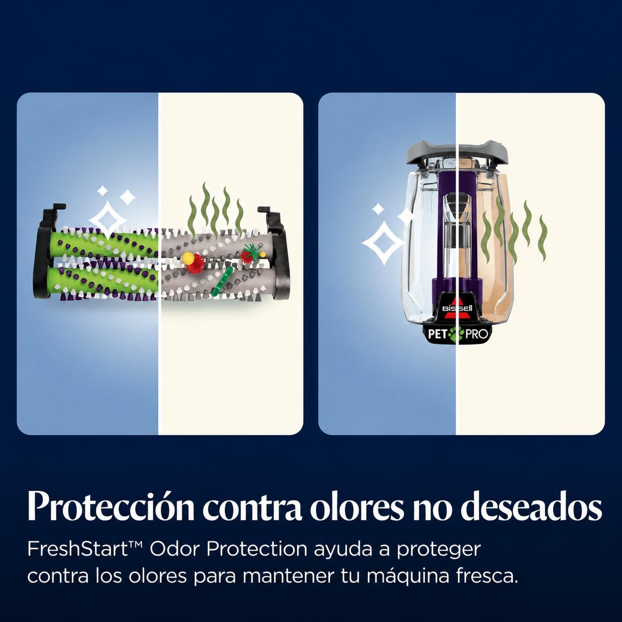 BISSELL Limpiadora de Alfombras de Limpieza Profunda con Tecnología TurboStrength y Secado Rápido