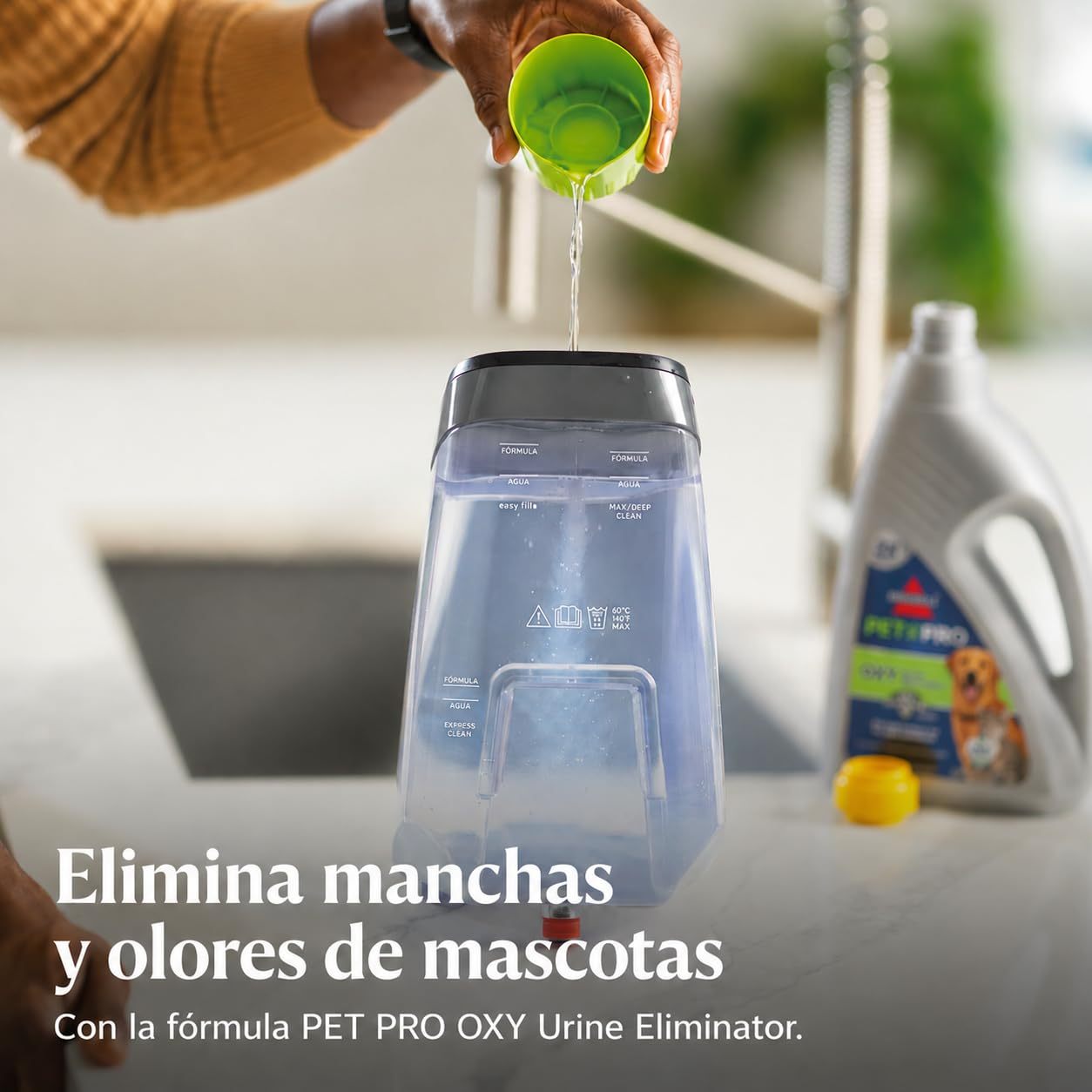 BISSELL Limpiadora de Alfombras de Limpieza Profunda con Tecnología TurboStrength y Secado Rápido