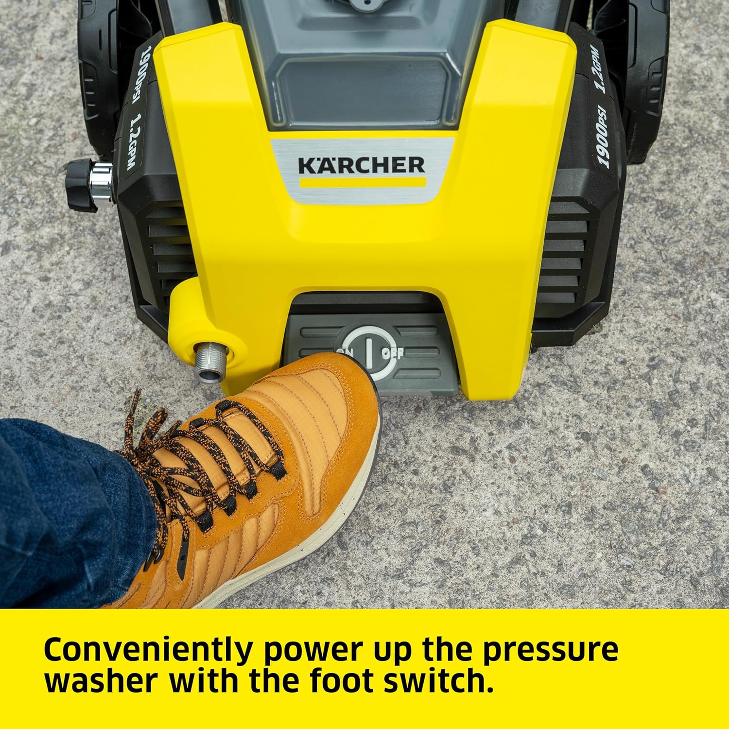 Karcher - Máquina limpiadora eléctrica a presión, K1700, Amarillo