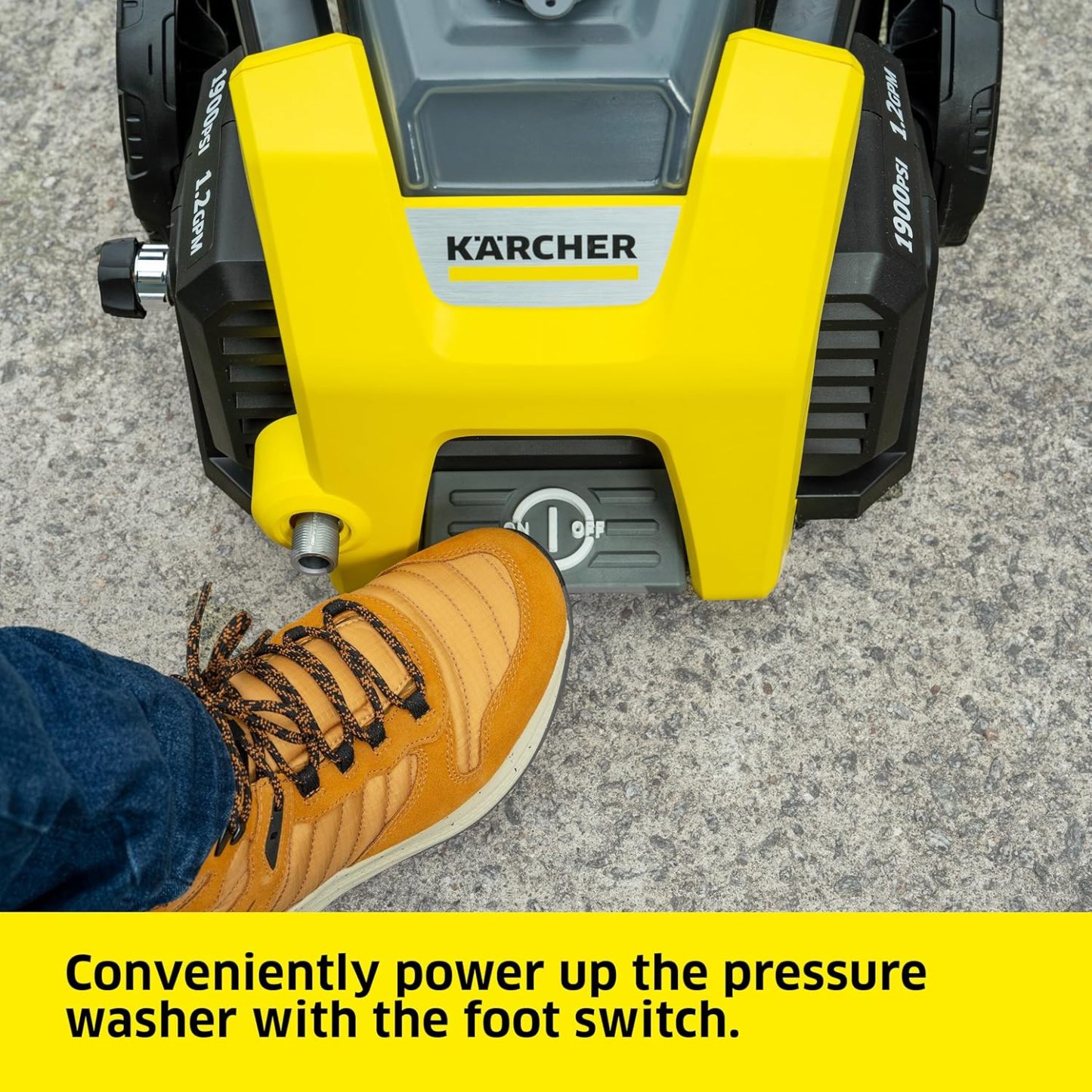 Karcher - Máquina limpiadora eléctrica a presión, K1700, Amarillo