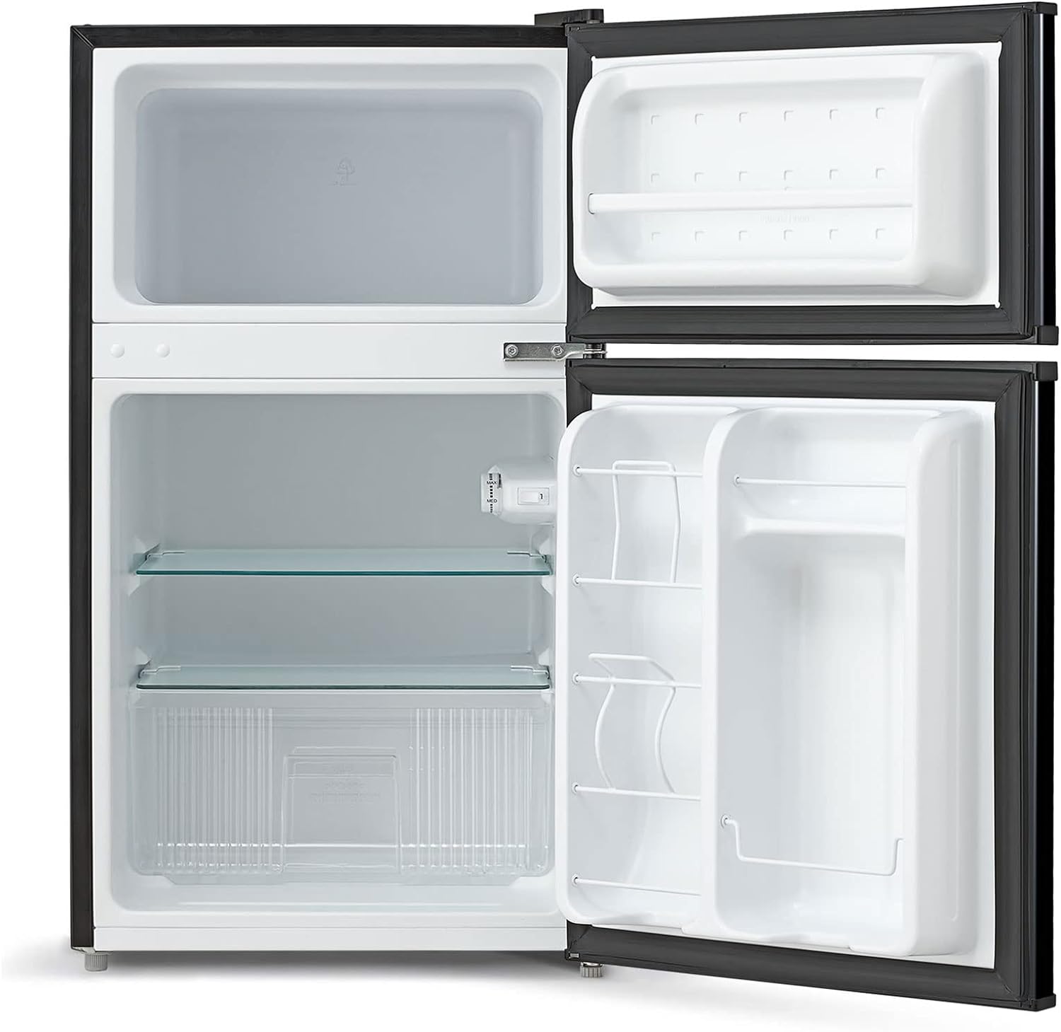Midea WHD-113FSS1 Refrigerador compacto, 3.1 pies cúbicos, acero inoxidable